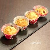 豆腐入りのもちもちチョコチップマフィン